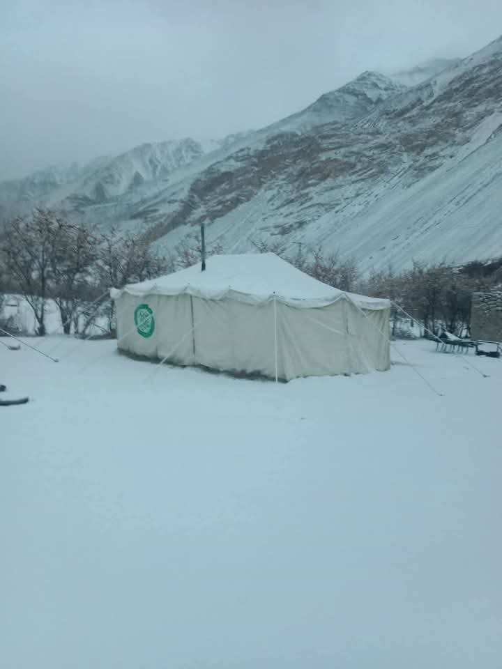 Severe earthquake damage to houses and infrastructure in Chapursan Valley, Upper Hunza, Gilgit Baltistan