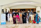 Participants attending a five-day seasonal livelihoods training workshop in Lasbela, Balochistan, organized by Azat Foundation and the World Food Programme to strengthen climate resilience and economic stability.