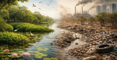 World Wetlands Day highlighting the degradation of wetlands in Pakistan due to urban expansion, pollution, and climate change