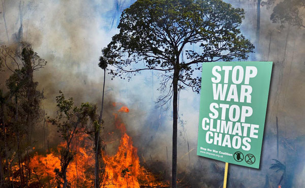 Attacks on oil depots and gas infrastructure increased air pollution. Forest fires and landmines have caused long-term damage to agricultural land.
