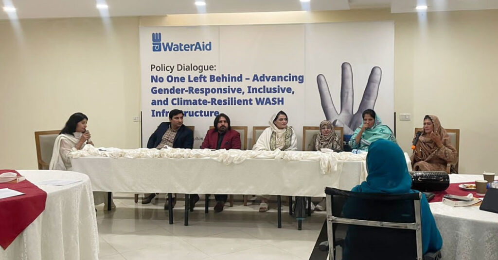 Representatives from civil society, government institutions, academic experts, WaterAid Pakistan, and other partner organizations participated in the event.