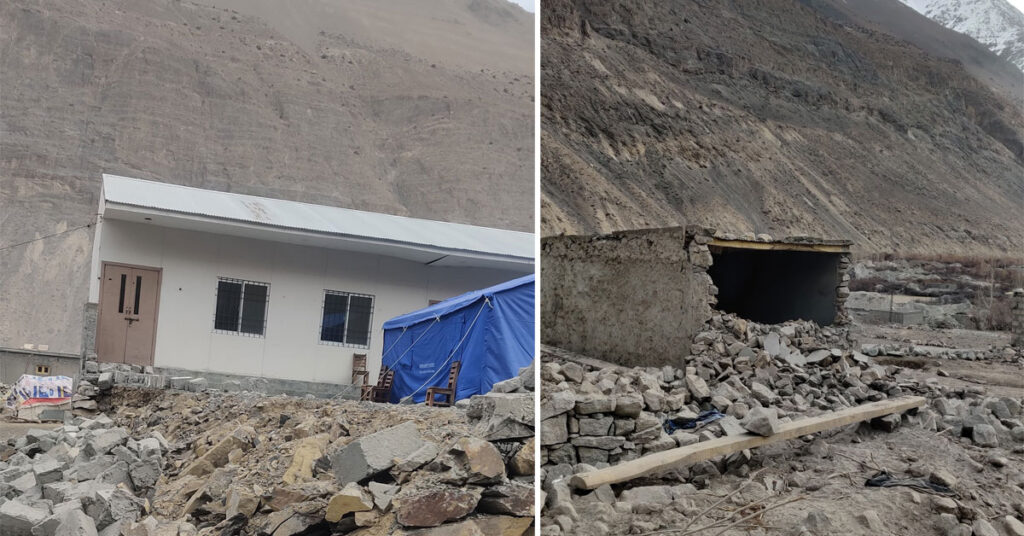 Several houses, roads, and other properties were damaged. Frightened residents were forced to leave their homes and stay out in the open.