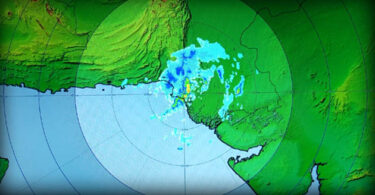 Heavy storm rain in Karachi causing destruction with fallen trees and damaged infrastructure after strong winds kill 18 people