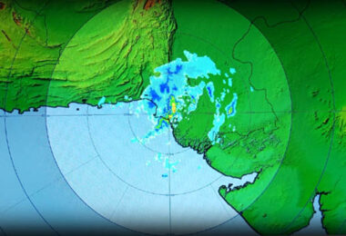 Heavy storm rain in Karachi causing destruction with fallen trees and damaged infrastructure after strong winds kill 18 people