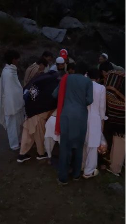Wildlife team rescuing an injured vulture in Salarzai Bajaur and transporting it to Khar Wildlife Pheasantry for medical treatment