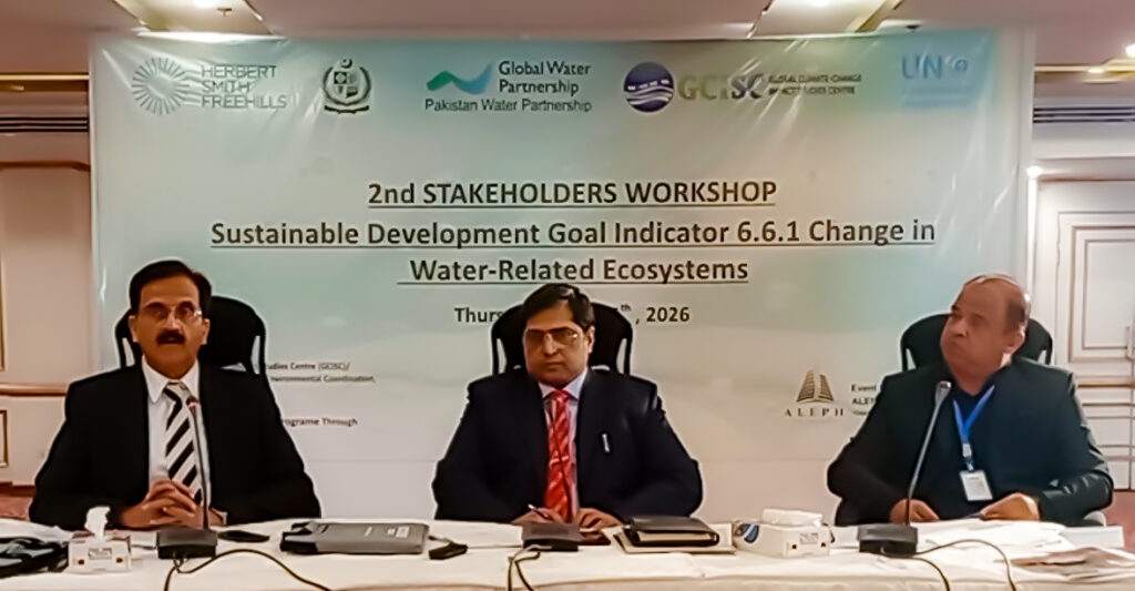 Pakistan water crisis due to climate change and rising temperatures affecting water resources and glaciers