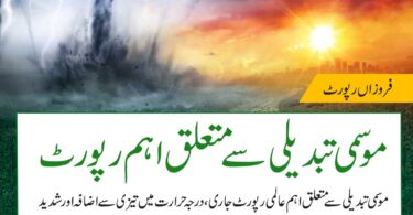 Fresh and Important Report on Climate Change