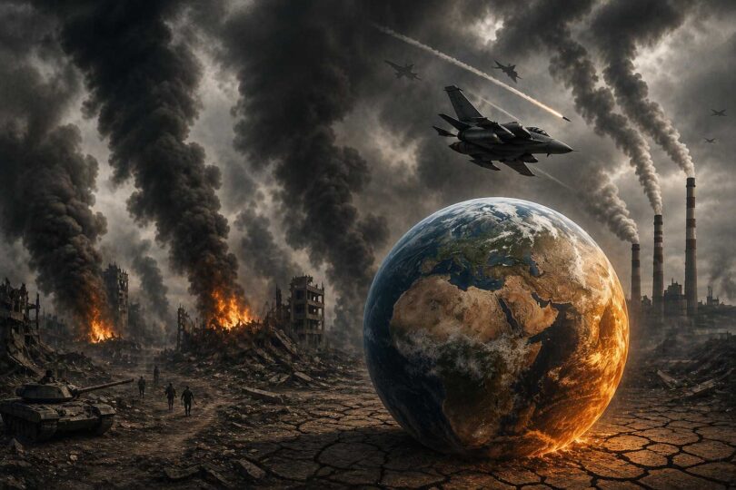 How much is war smoke exacerbating the climate crisis?