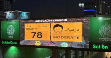 Launch of Pakistan’s First Large-Scale Public Air Quality Display Initiative in Karachi