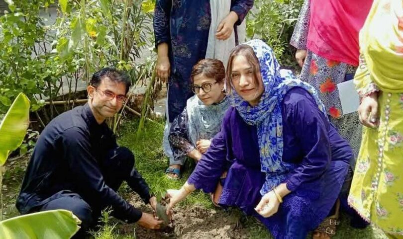 Tree Plantation Campaign: Environmental Awareness Ceremony Held in Larkana